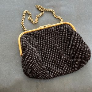 Black bubble bead bag